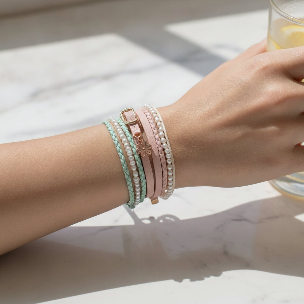 Illustration pour l'article : Guide d'achat : bracelets en cuir pour femme adaptés au printemps 2024