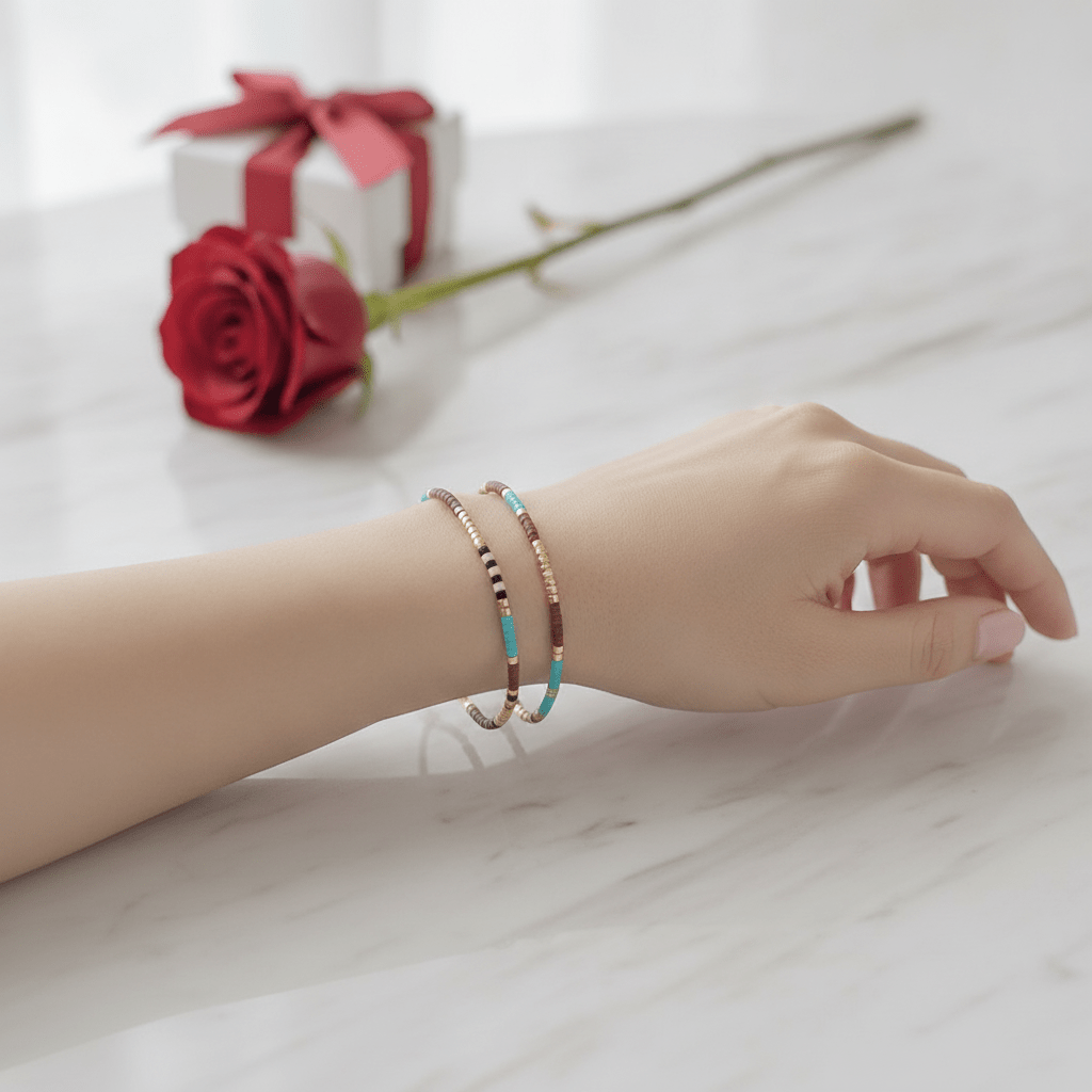 Illustration pour l'article : Saint-Valentin 2026 : idées de bracelets couple pour célébrer l'amour