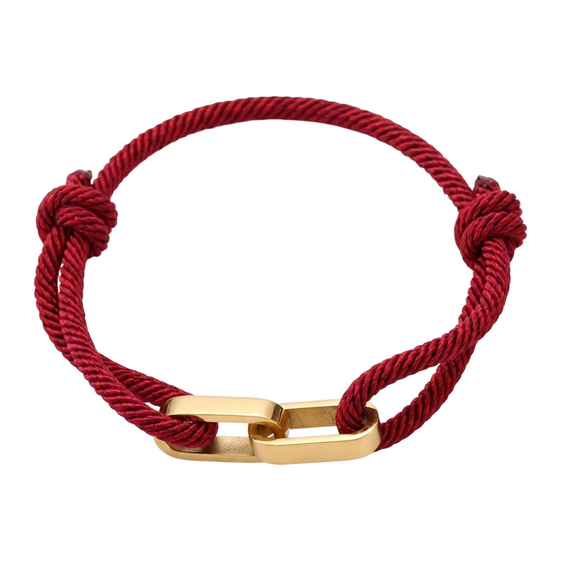 Adjustable Cord Bracelet, Customizable Stainless Steel, Personalized Engraved Jewelry, Unique Gift, Wrist Accessory, Pacore Model