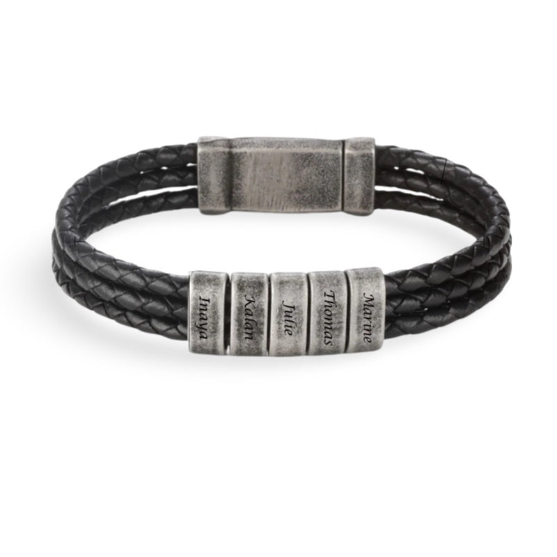 Vista previa de la personalización del brazalete modelo Austin