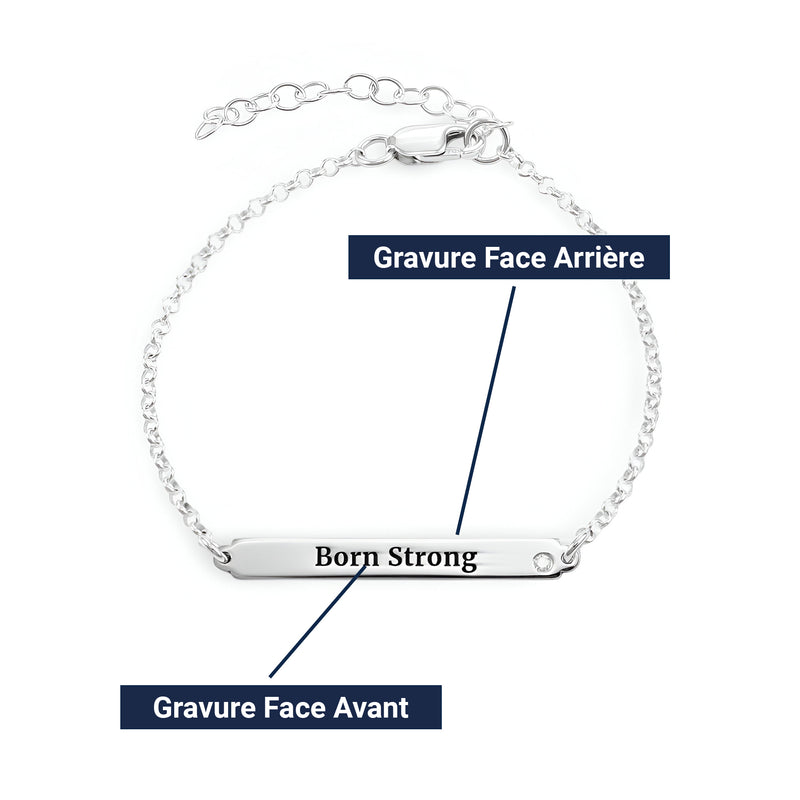 Vista previa de la personalización del brazalete modelo Yama