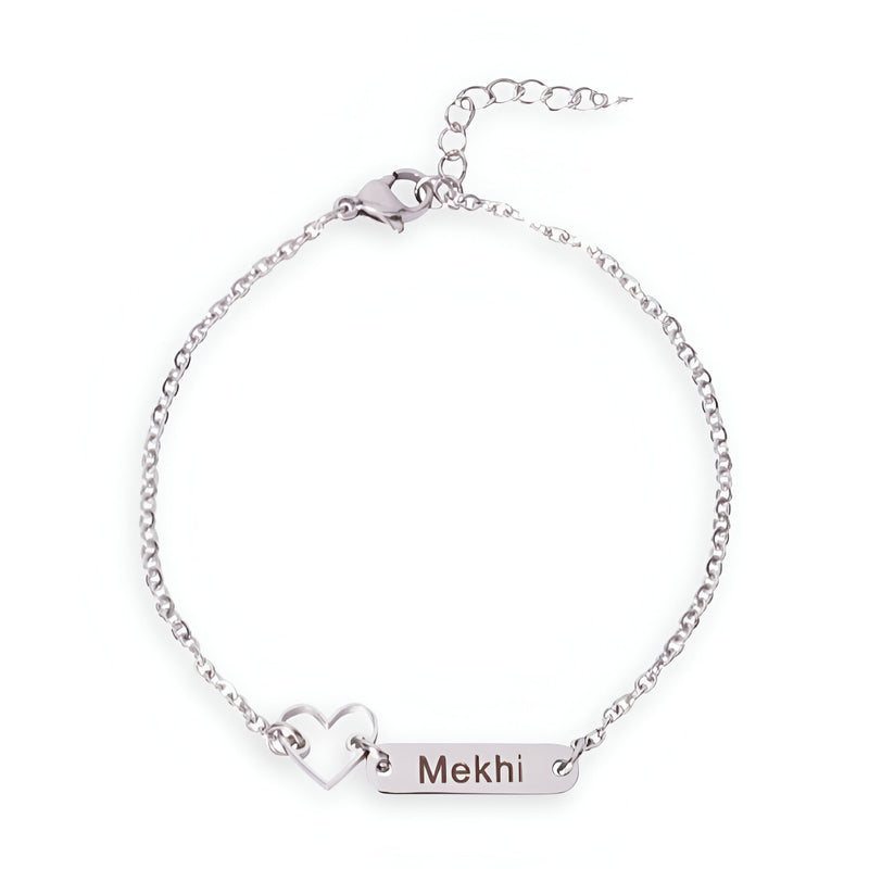Vista previa de la personalización del brazalete modelo Cary