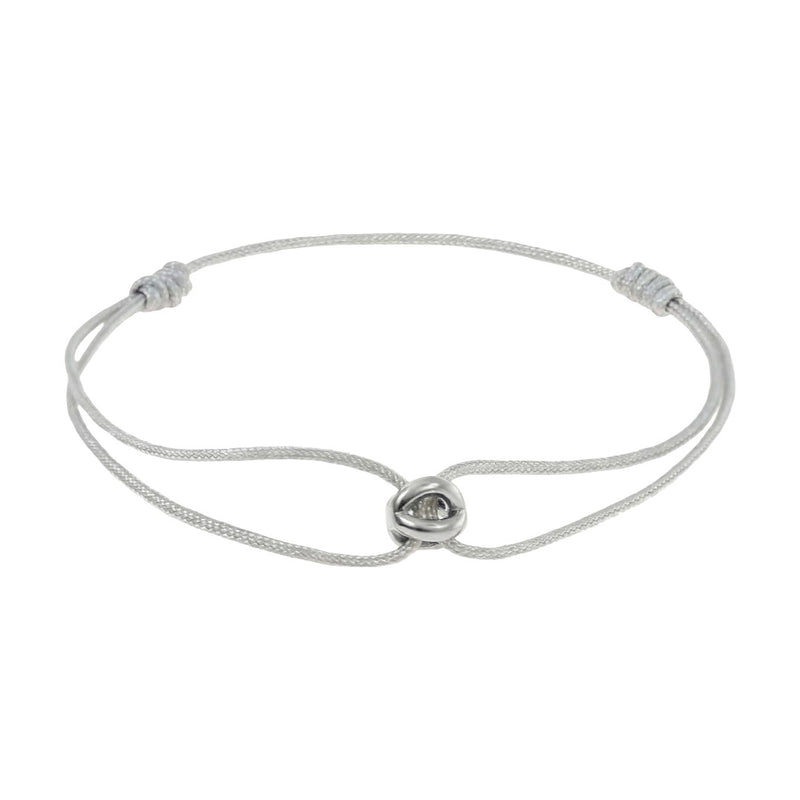 Bracciale con doppio cordoncino regolabile, simbolo rotondo intrecciato dorato, gioiello minimalista ed elegante per uomo e donna, modello Sunny