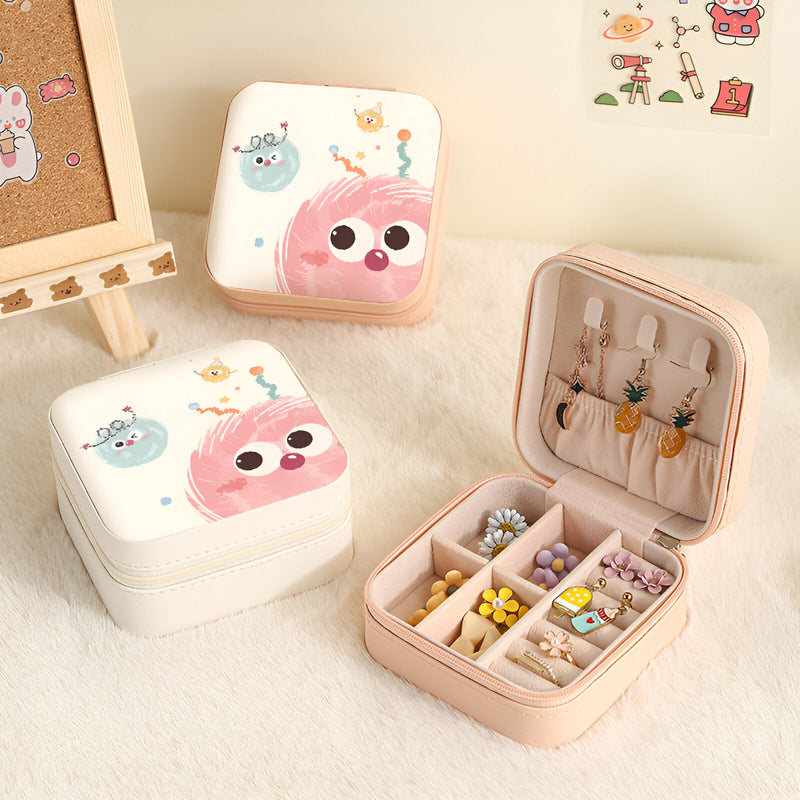 Caja de joyas portátil, diseño de monstruos, modelo Ambar