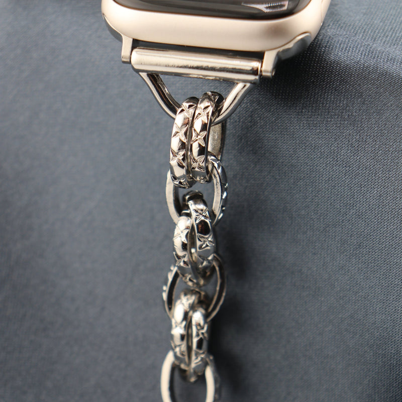 Apple Watch Bracelet, chain and heart, for women, Donatia model