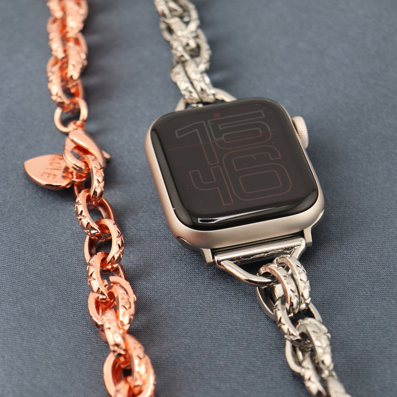 Apple Watch Bracelet, chain and heart, for women, Donatia model