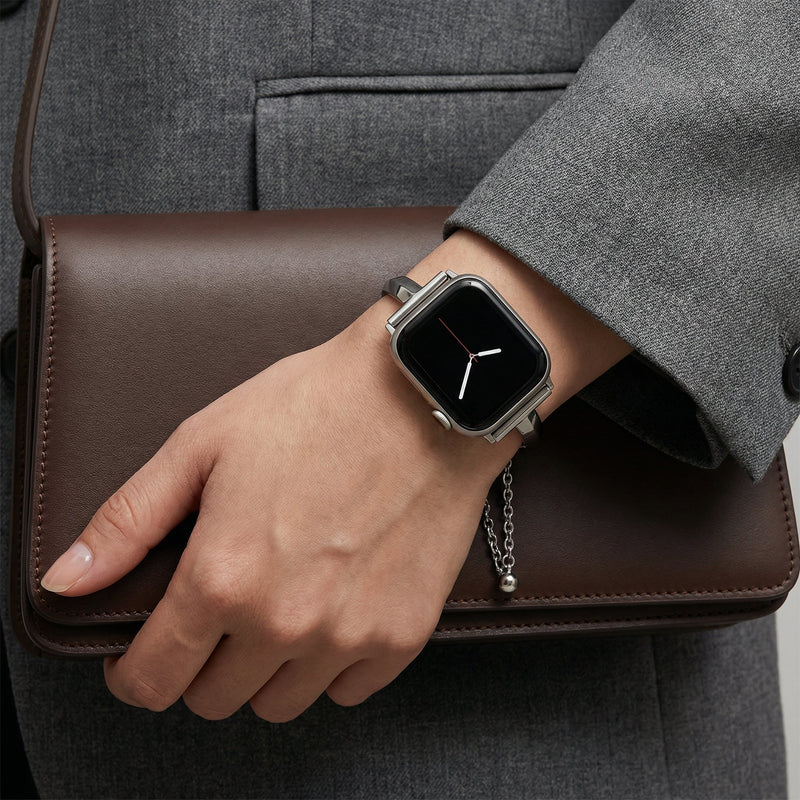 Pulseira para Apple Watch, em aço inoxidável, para mulher, modelo Minoa