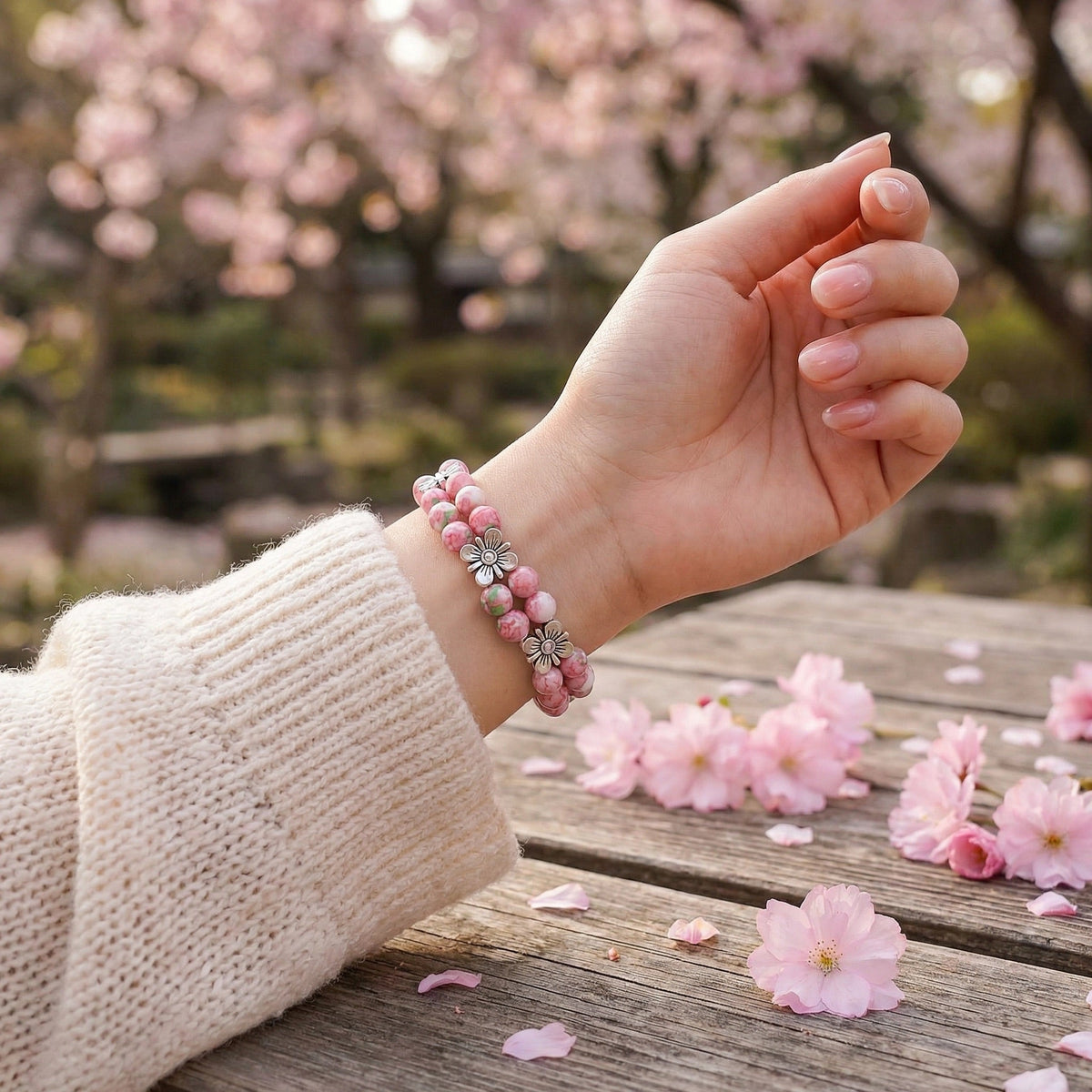 Apple Watch-armbånd i ægte agat, farverige naturperler, behagelig elastik til kvinder, elegant håndledssmykke, model Rodra