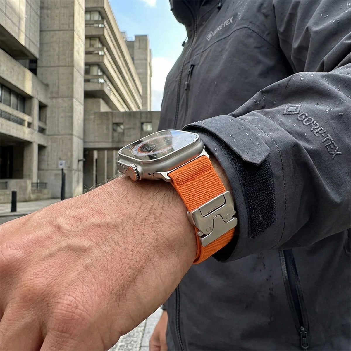 Apple Watch Bracelet, nylon, unisex, tactical buckle, Tarus model