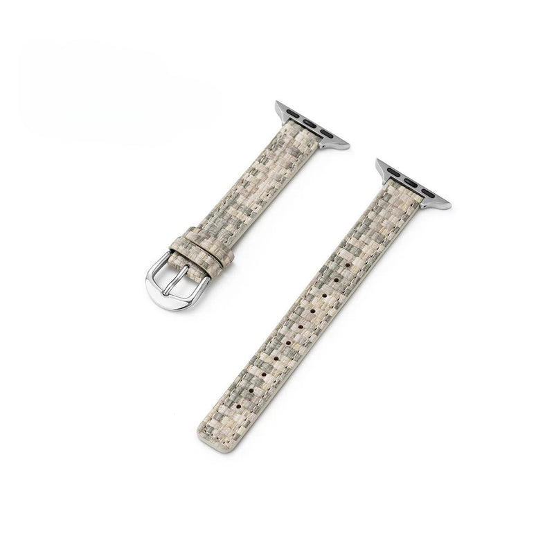 Bracelet Apple Watch, pour femme, en microfibre coloré, tendance, modèle Tekla - La Boutique du Bracelet