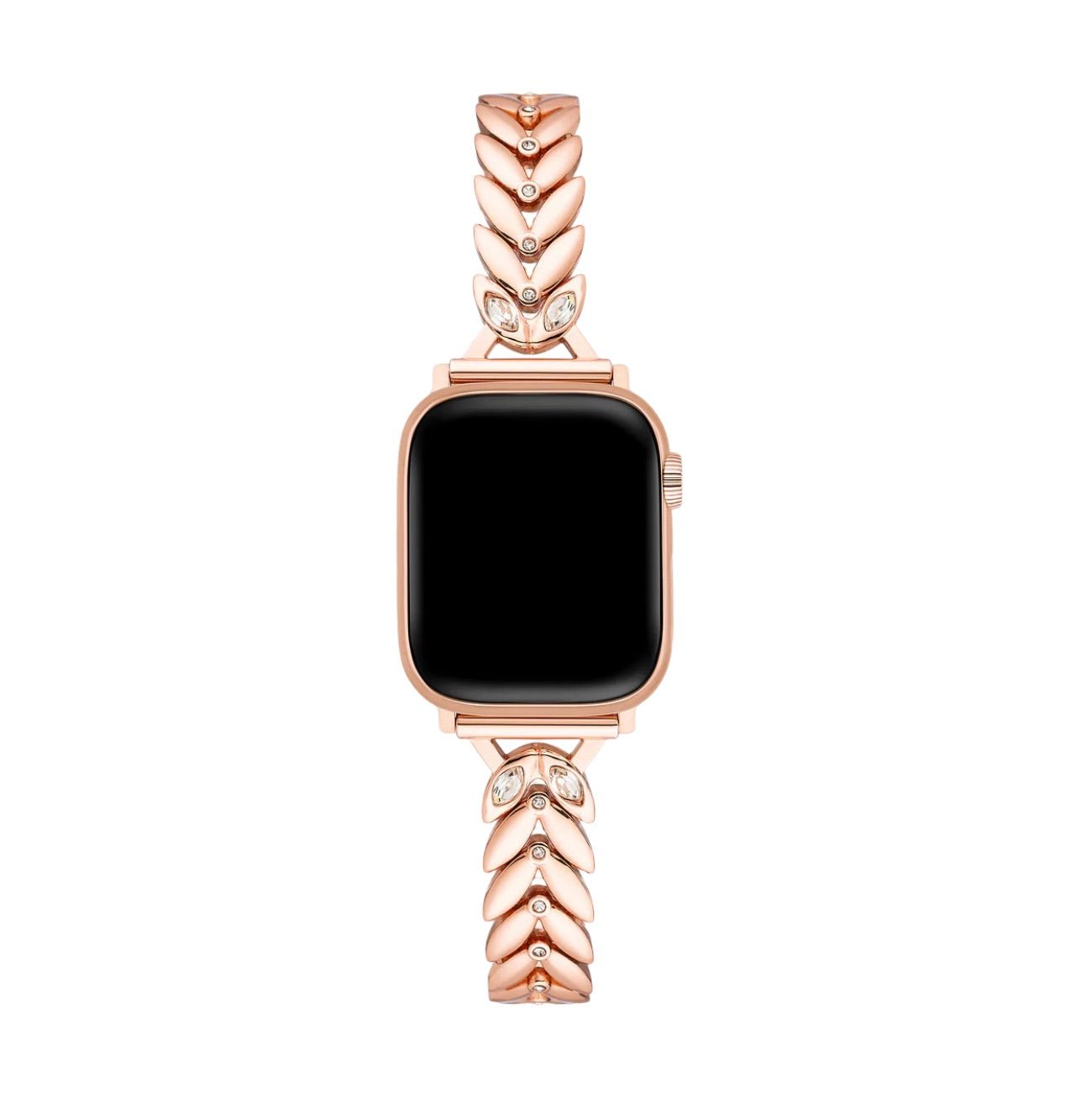 Bracelet Apple Watch, pour femme, feuilles imbriquées, chic, modèle Lokla - La Boutique du Bracelet