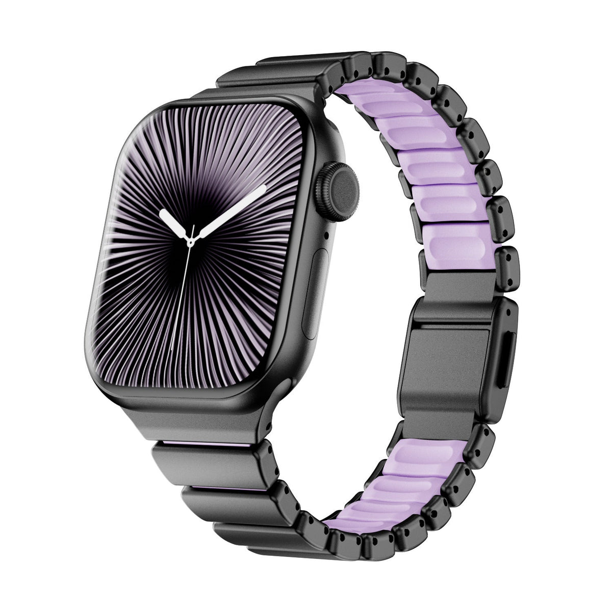 Premium βραχιόλι Apple Watch από ανοξείδωτο ατσάλι και FKM, για Apple Watch, ευέλικτος και ανθεκτικός σχεδιασμός, μοντέλο Sigone