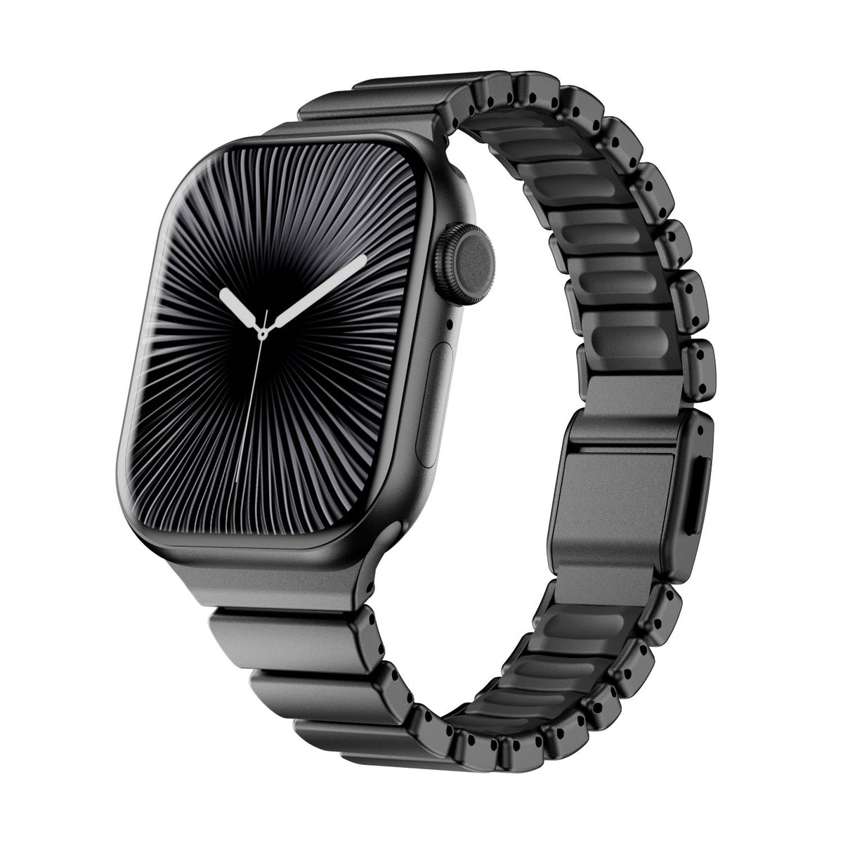 Premium βραχιόλι Apple Watch από ανοξείδωτο ατσάλι και FKM, για Apple Watch, ευέλικτος και ανθεκτικός σχεδιασμός, μοντέλο Sigone