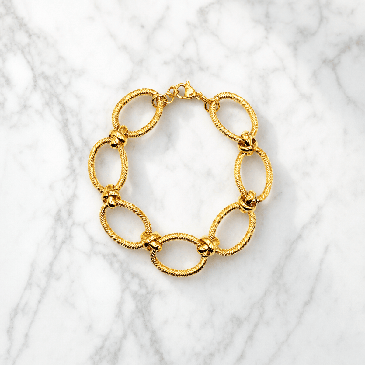 Bracelet chaîne personnalisable, modèle Bossy