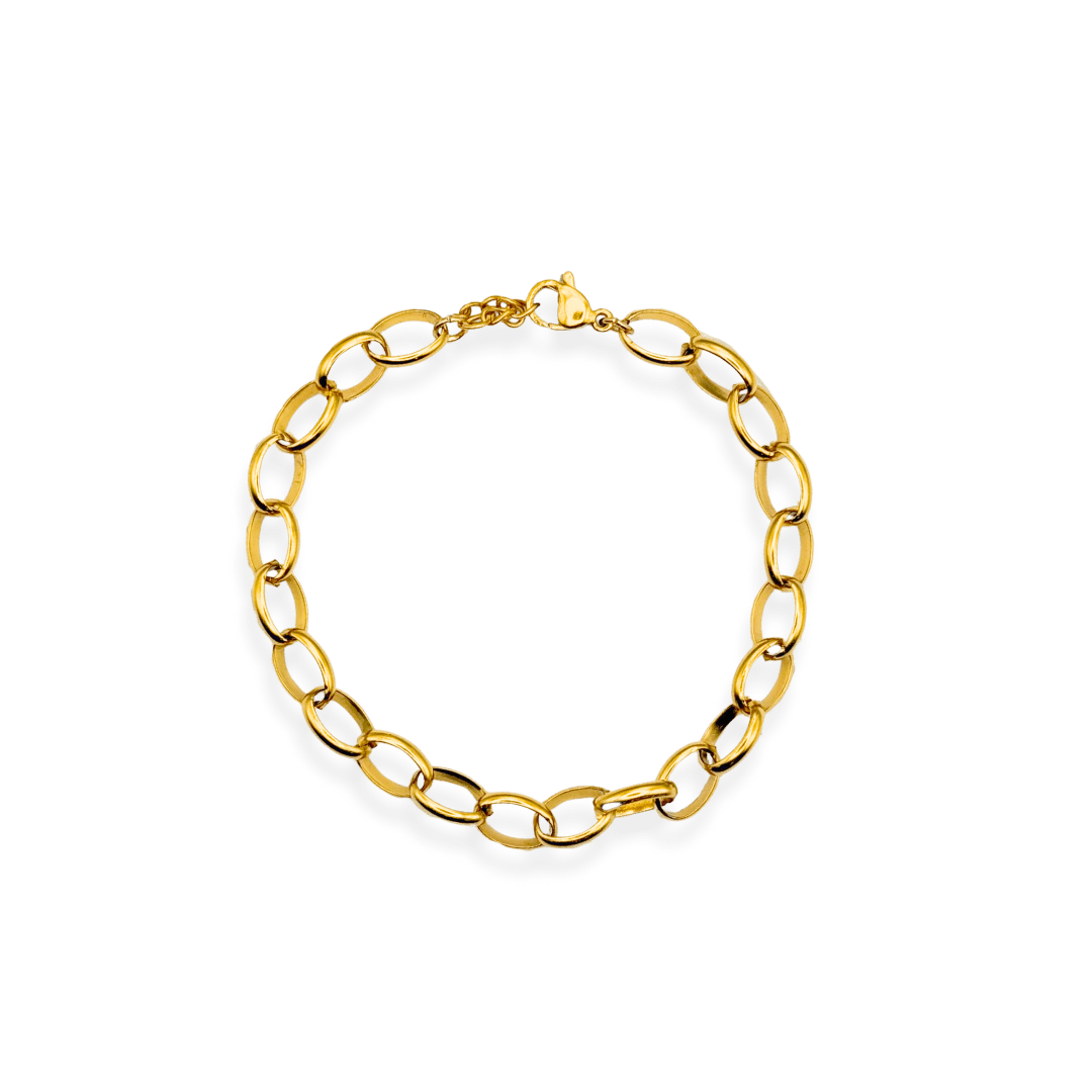 Personalisierbares Kettenarmband, Modell Glammy