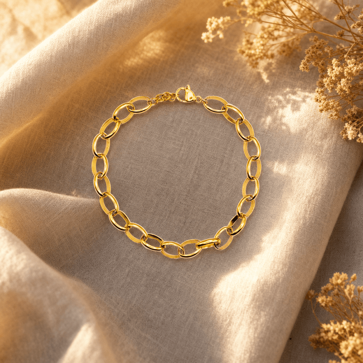 Personalisierbares Kettenarmband, Modell Glammy