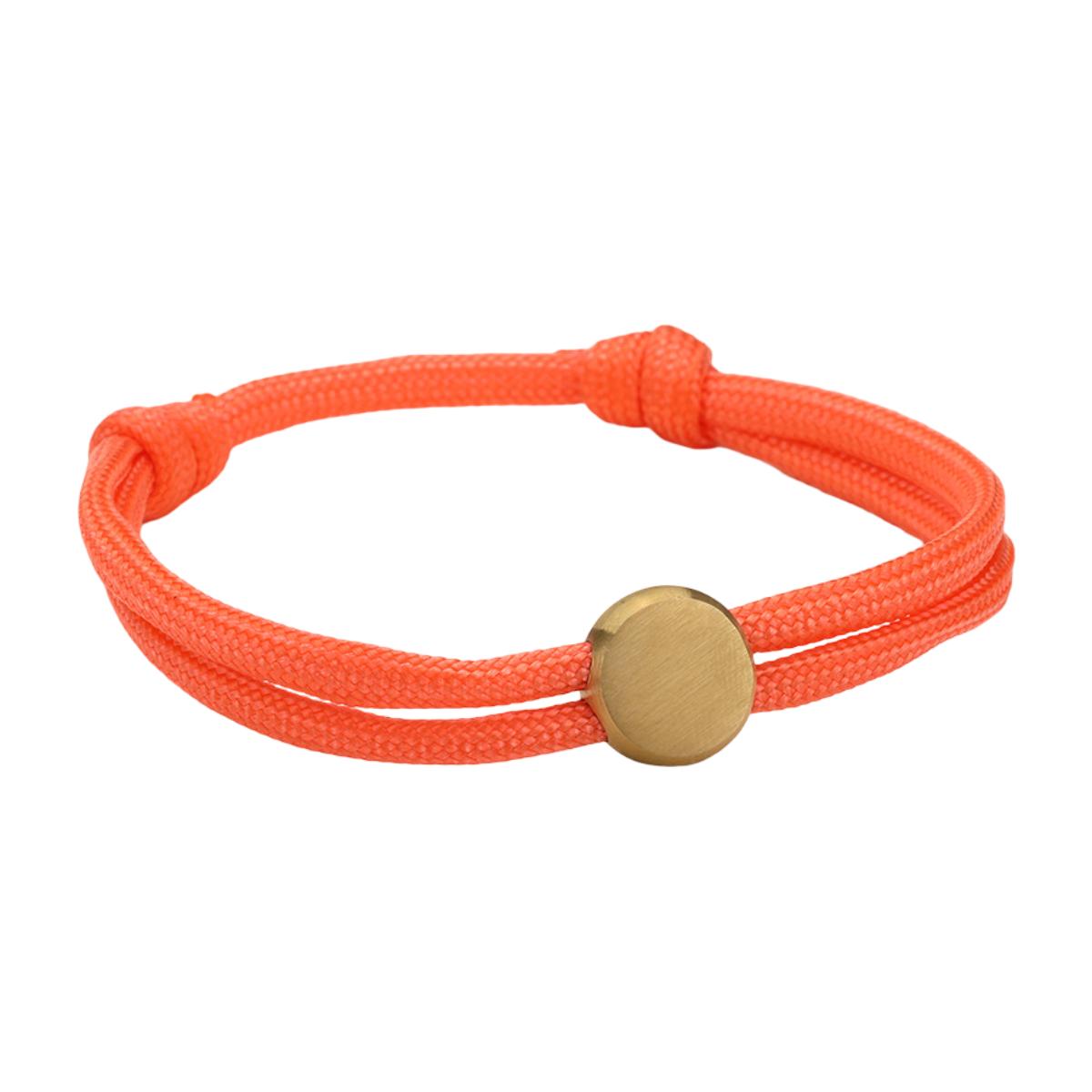Bracelet Cordon Ajustable, Médaillon Acier Inoxydable, Bijou Personnalisable, Gravure Offerte, Cadeau Unique, modèle Marsin