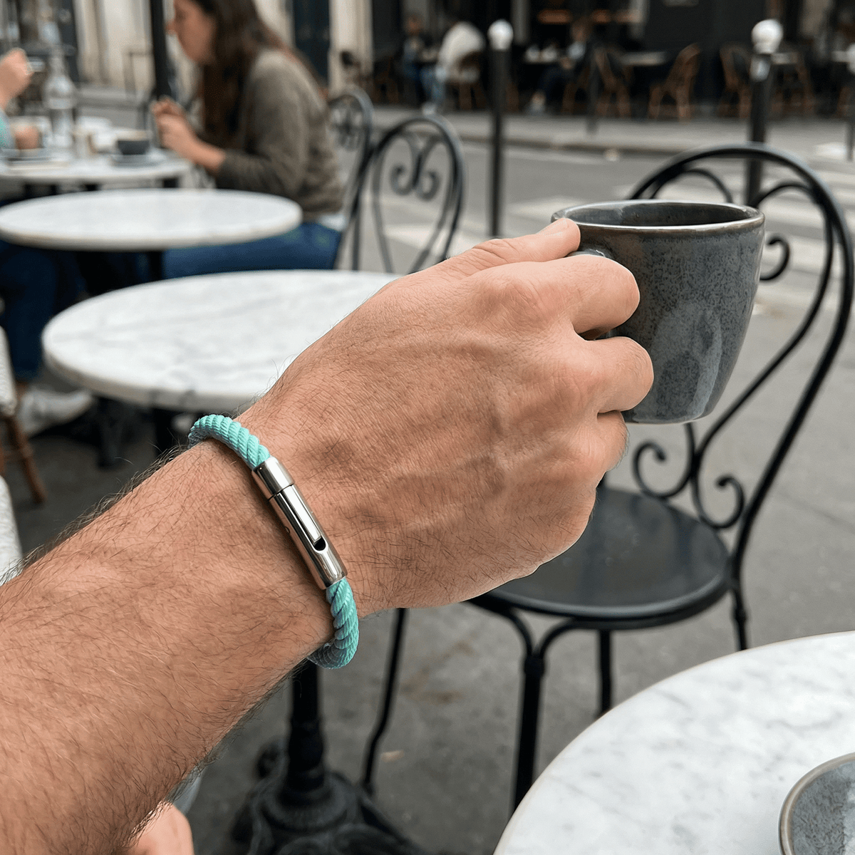 Kordelarmband, komfortabel und elegant, Unisex, Modell Nash
