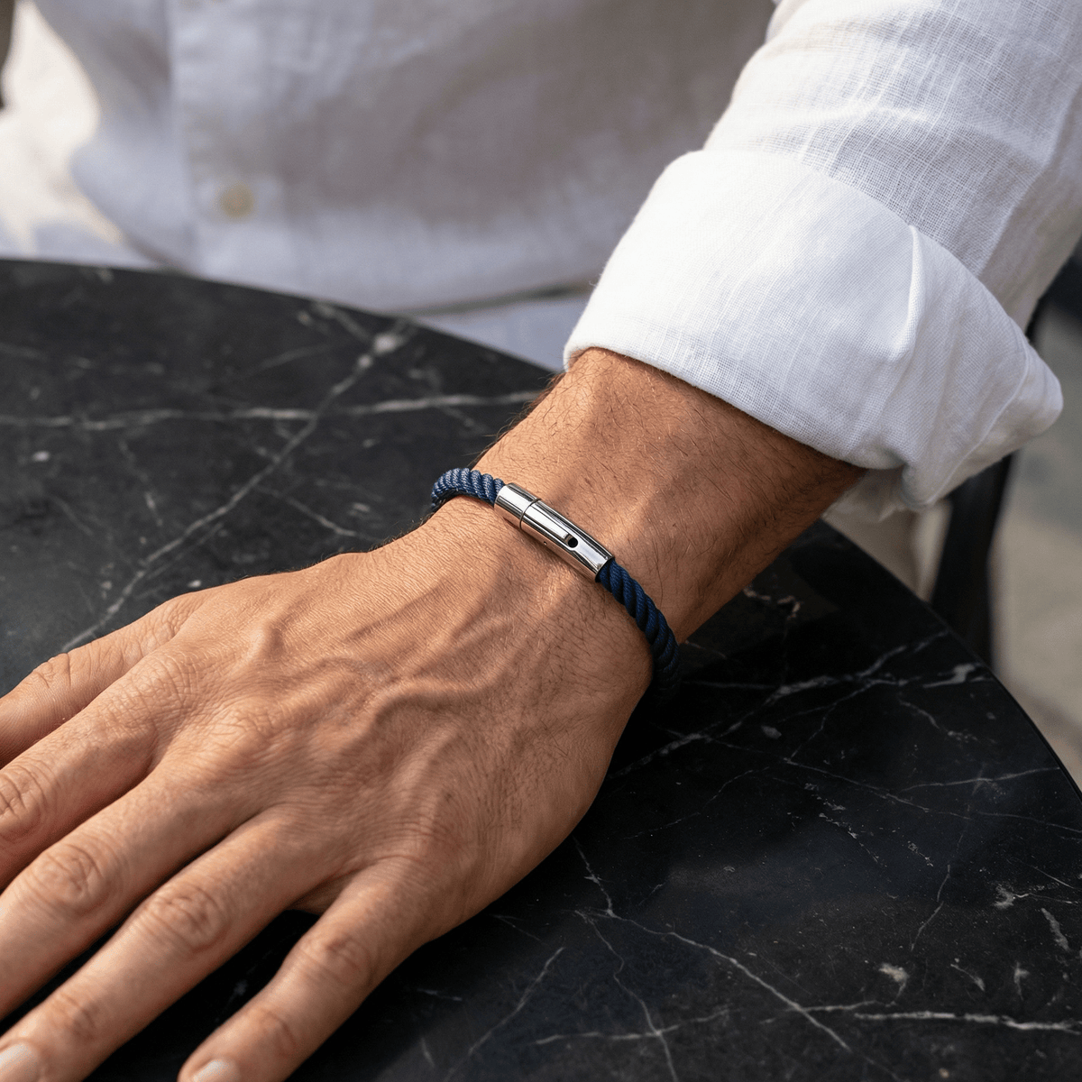 Kordelarmband, komfortabel und elegant, Unisex, Modell Nash