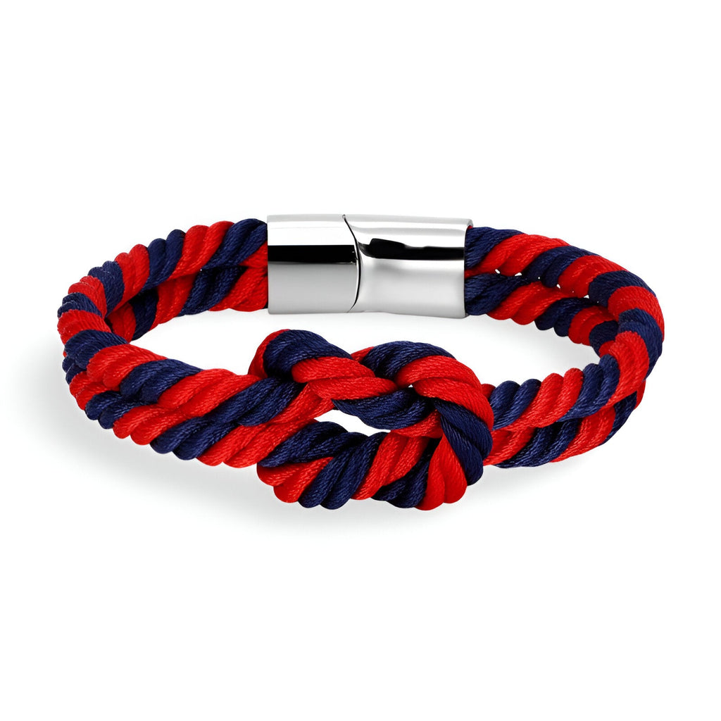 Bracelet cordon, noeud, doux et épais, modèle Timéo - La Boutique du Bracelet