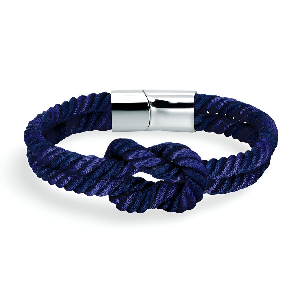 Bracelet cordon, noeud, doux et épais, modèle Timéo - La Boutique du Bracelet