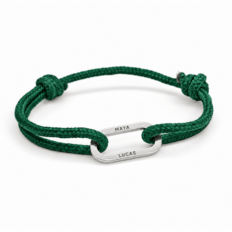 Milor Vert foncé et argent — MAYA / LUCAS