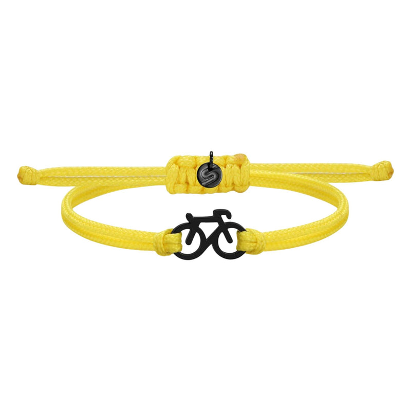 Fahrrad-Armband mit Kordel, Schmuck für Radsportler aus Edelstahl, Accessoire für Radsportbegeisterte, verstellbares Sportarmband, Geschenkidee für Radfahrer, Modell Raymond