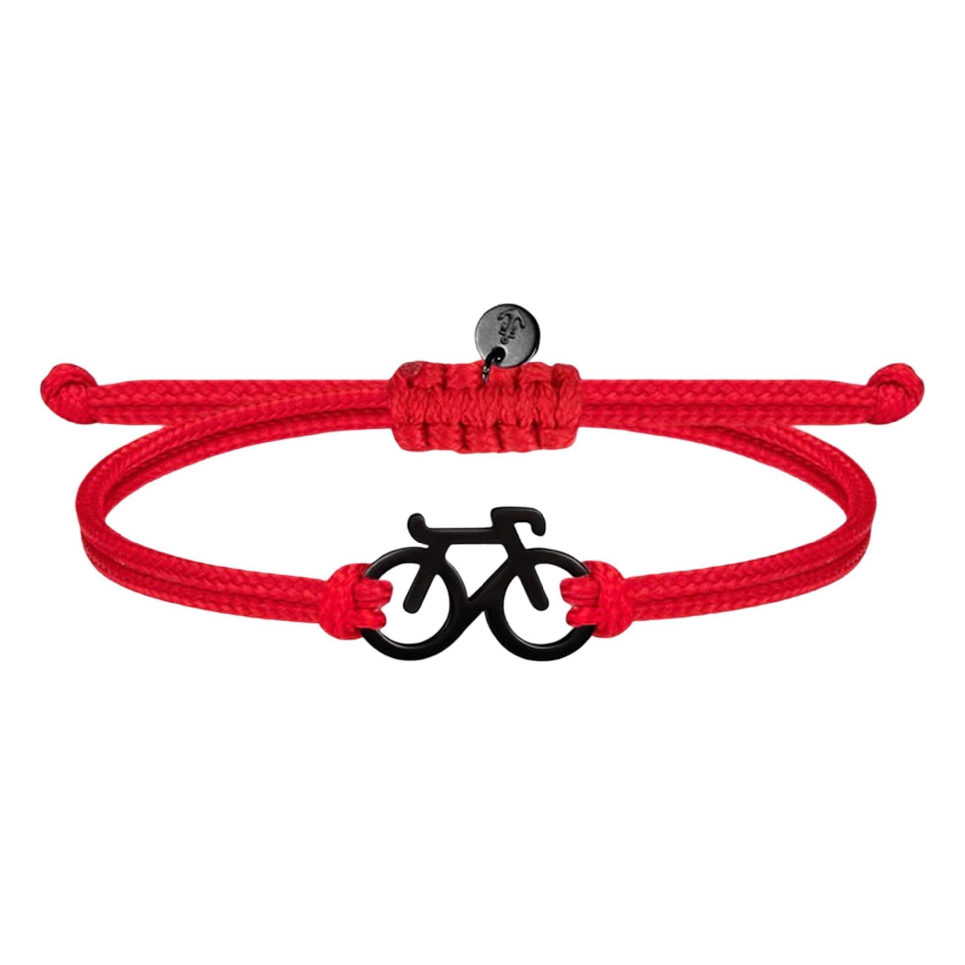 Bracciale cordino bici, gioiello ciclista in acciaio inox, accessorio per appassionati di ciclismo, bracciale sportivo regolabile, idea regalo per ciclista, modello Raymond
