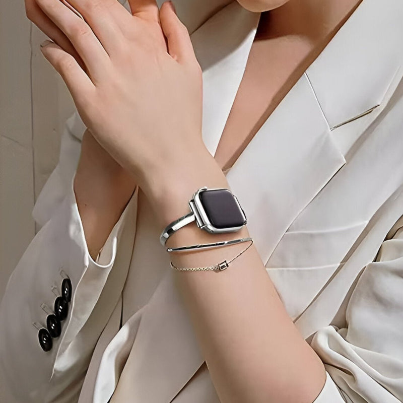Pulsera para Apple Watch, de acero inoxidable, para mujer, modelo Minoa