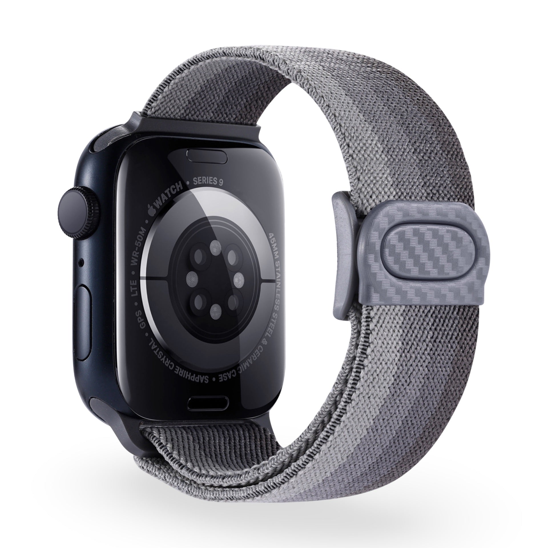 Bracelet Apple Watch, en nylon dégradé, mixte, modèle Fenix