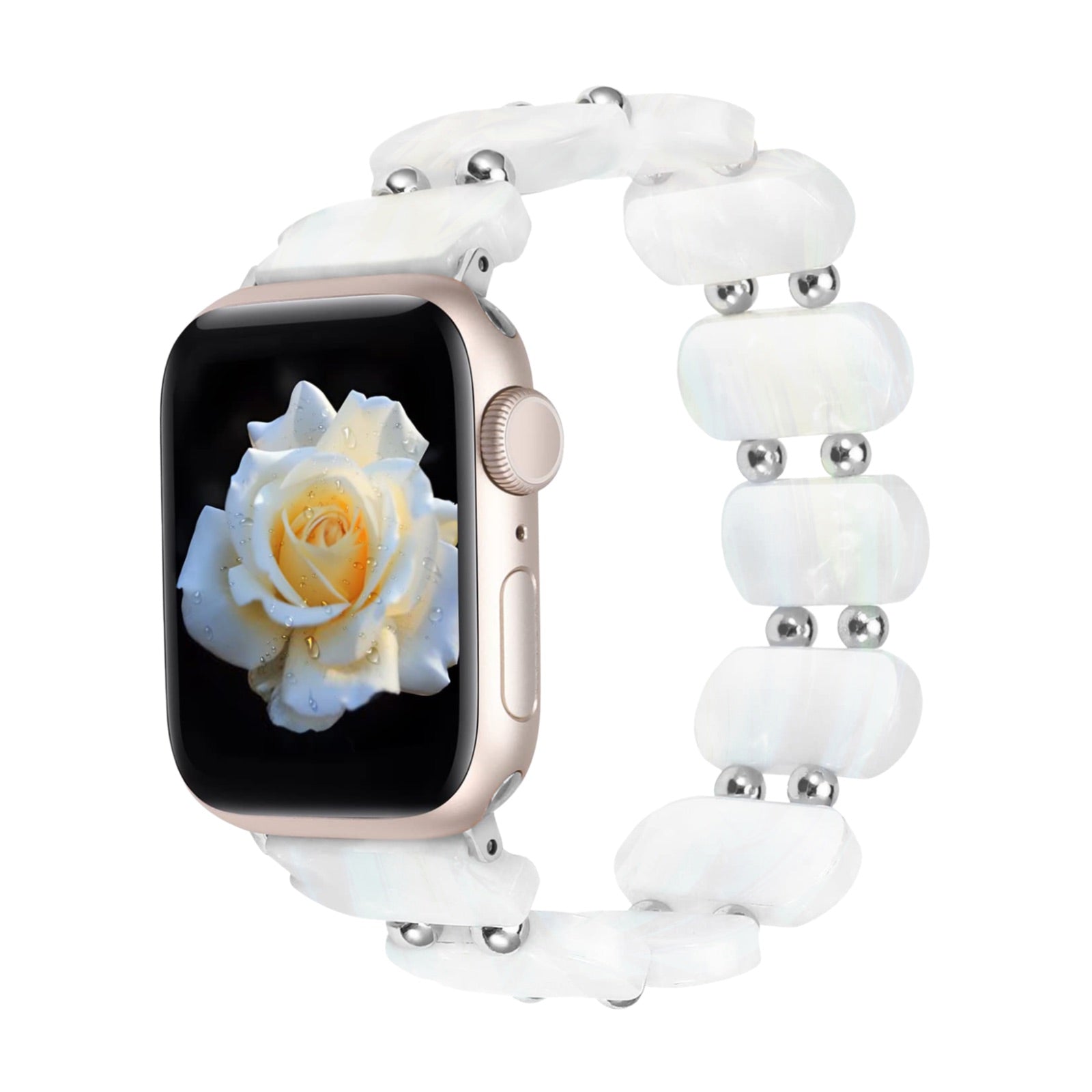 Bracelet de montre connectée, Apple Watch, en résine, pour femme, style sauvage, modèle Lokou - La Boutique du Bracelet