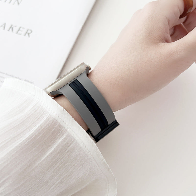Pulsera para Apple Watch, de silicona, para mujer, modelo Faelan