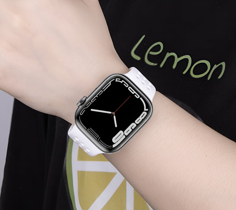 Pulsera Apple Watch de silicona para mujer, modelo Yara
