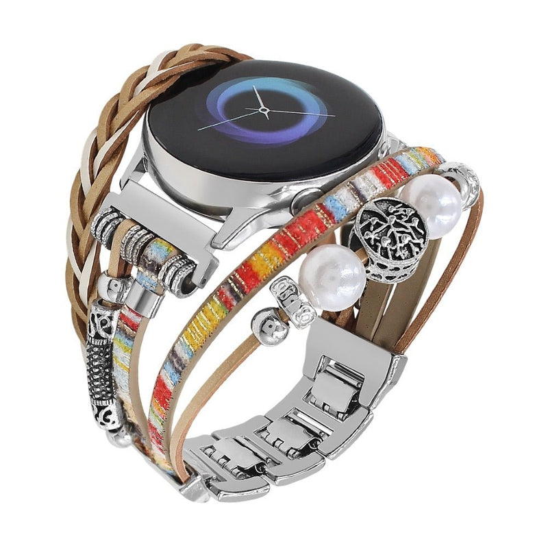 Bracelet de montre connectée, Samsung Watch, arbre de vie, multi - rangs, pour femme, modèle Ilouna - La Boutique du Bracelet