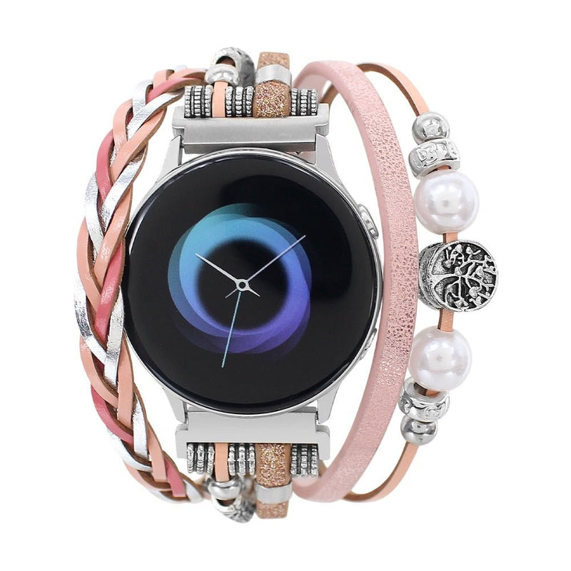 Bracelet de montre connectée, Samsung Watch, arbre de vie, multi - rangs, pour femme, modèle Ilouna - La Boutique du Bracelet