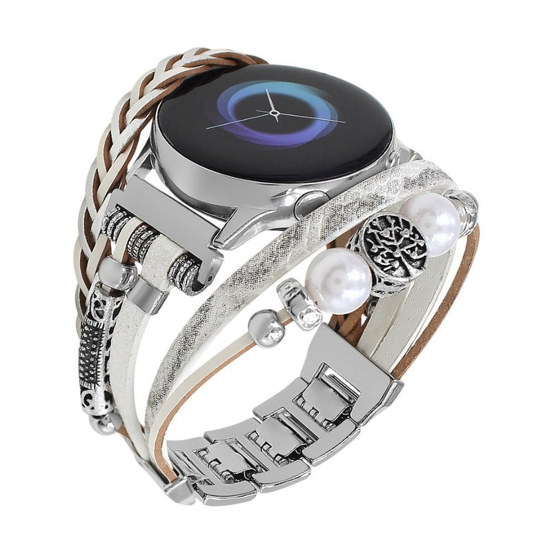 Bracelet de montre connectée, Samsung Watch, arbre de vie, multi - rangs, pour femme, modèle Ilouna - La Boutique du Bracelet