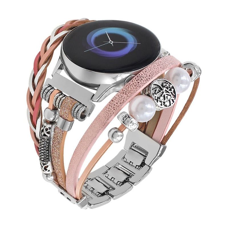 Bracelet de montre connectée, Samsung Watch, arbre de vie, multi - rangs, pour femme, modèle Ilouna - La Boutique du Bracelet