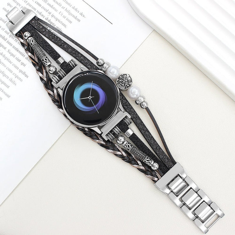 Bracelet de montre connectée, Samsung Watch, arbre de vie, multi - rangs, pour femme, modèle Ilouna - La Boutique du Bracelet