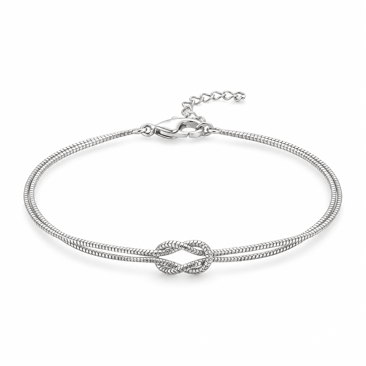 Sarai — Argent / 14+5 cm — packshot studio V1 validé
