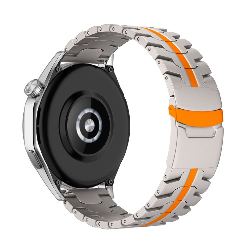 Bracelet en métal renforcé haute technologie, pour montre connectée, fermoir papillon, pour Huawei Watch, modèle Burd - La Boutique du Bracelet