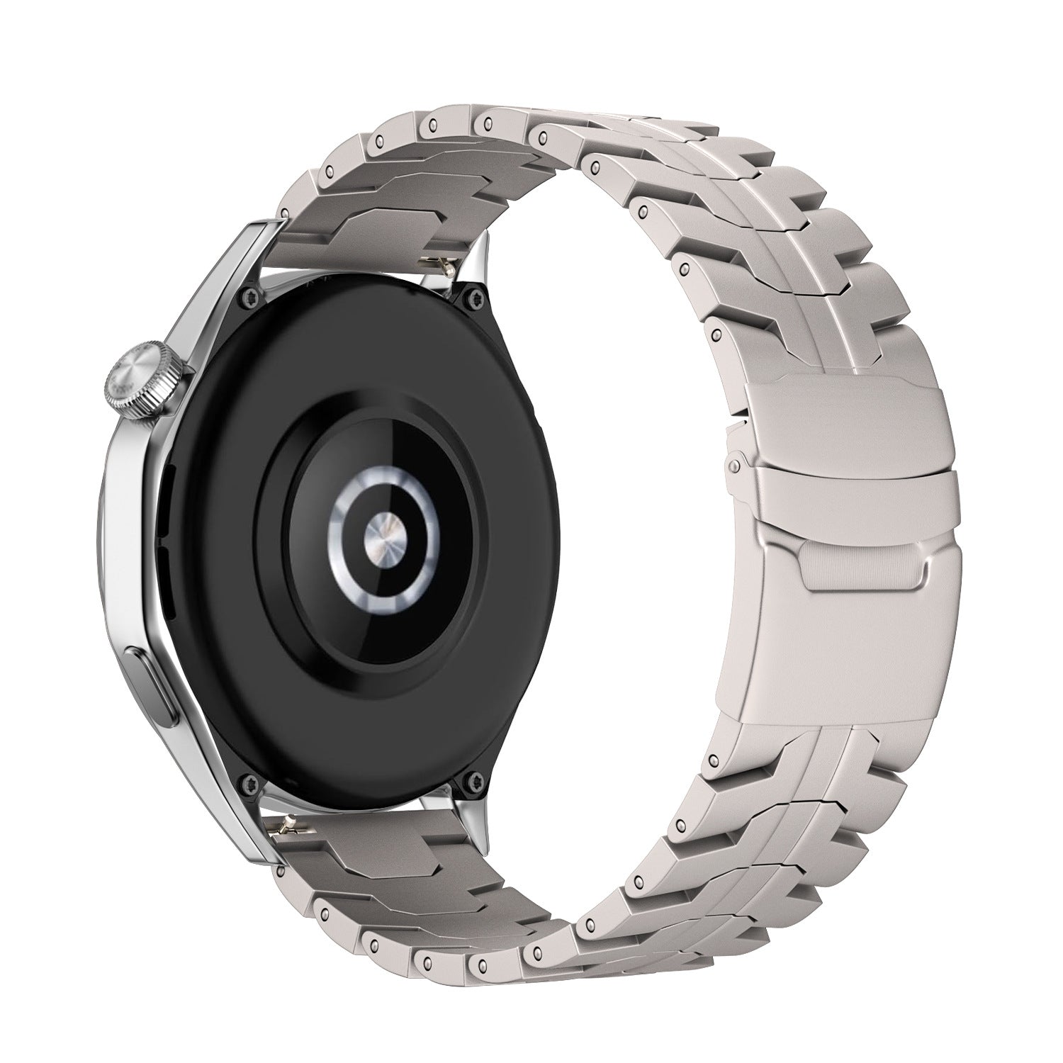 Bracelet en métal renforcé haute technologie, pour montre connectée, fermoir papillon, pour Huawei Watch, modèle Burd - La Boutique du Bracelet