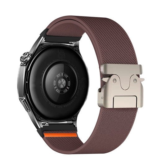 Bracelet en nylon anti - transpirant, pour montre connectée, fermoir tactique, pour Samsung Galaxy Watch, modèle Cassio - La Boutique du Bracelet