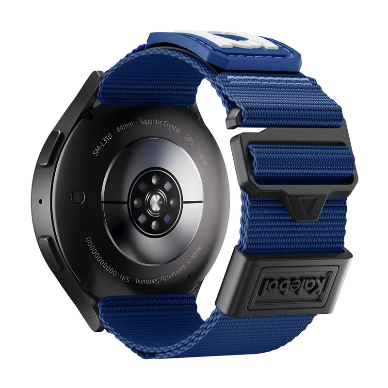 Bracelet en nylon tactique, pour montre connectée, fermoir coulissant, pour Samsung Galaxy Watch, modèle Kadox - La Boutique du Bracelet