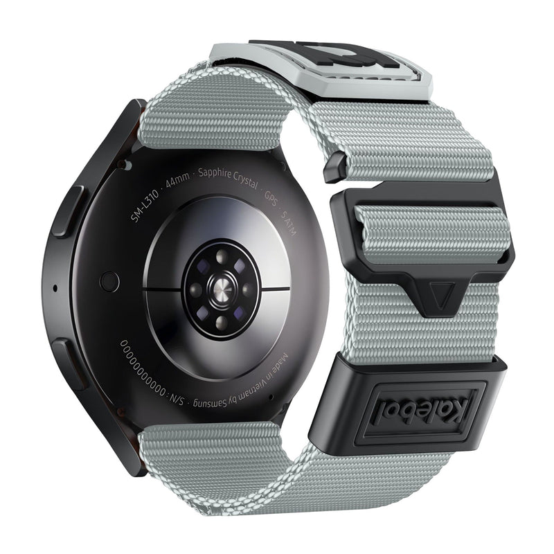 Bracelet en nylon tactique, pour montre connectée, fermoir coulissant, pour Samsung Galaxy Watch, modèle Kadox - La Boutique du Bracelet