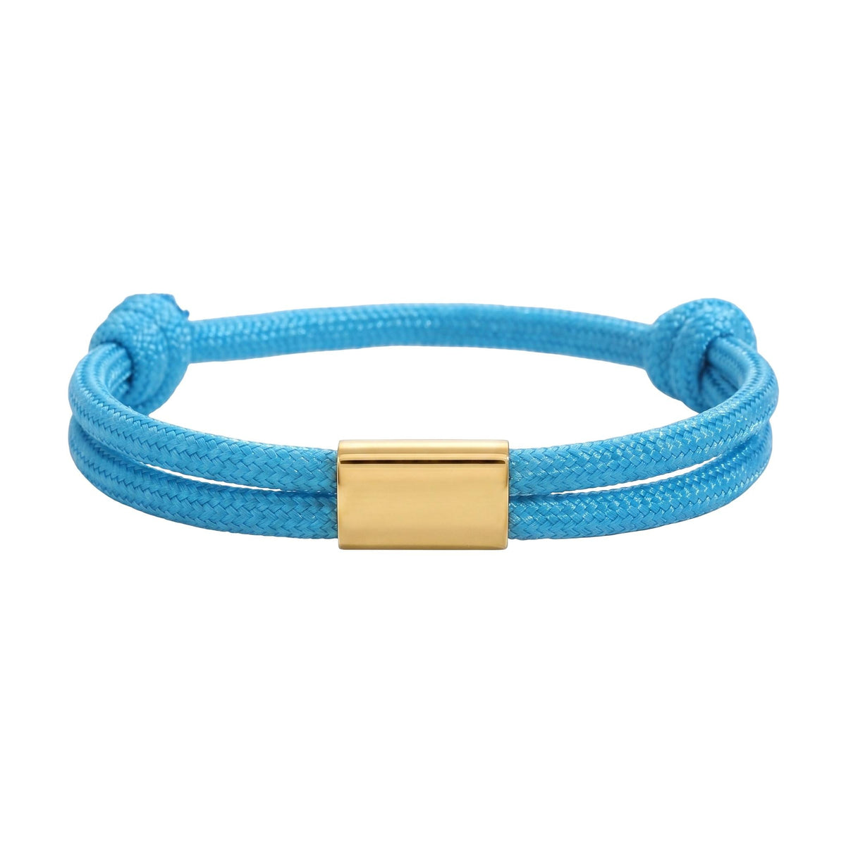 Customizable paracord bracelet, engravable stainless steel plate, adjustable, Veyron model