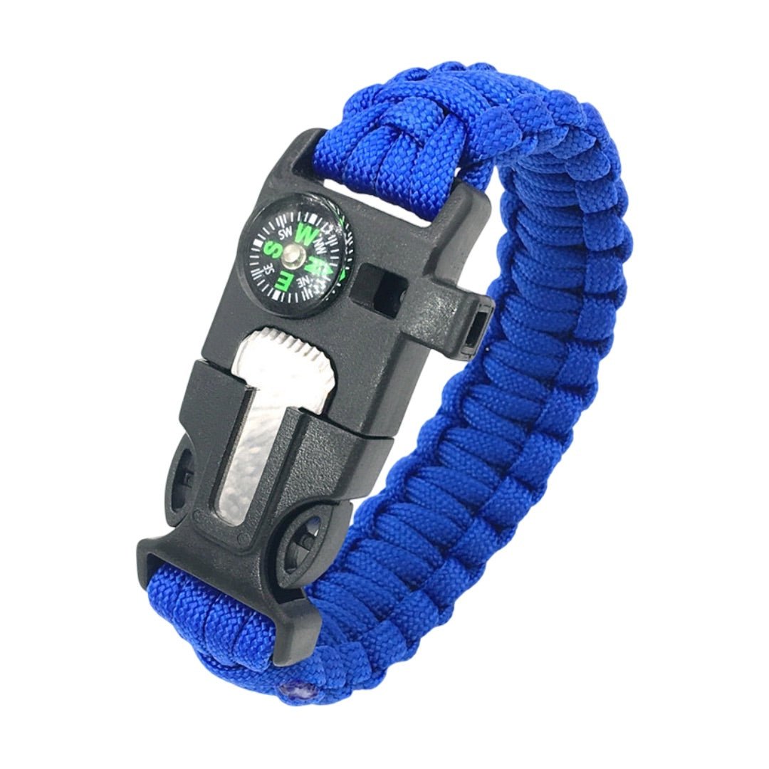 Bracelet en paracorde multifonction, bracelet de survie pour randonnée et aventure, tout en un avec boussole, modèle Grylls - La Boutique du Bracelet