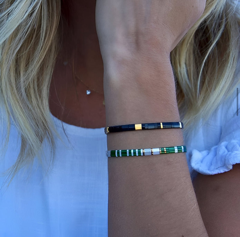 Pulsera de perlas japonesas para mujer, modelo Hitomi