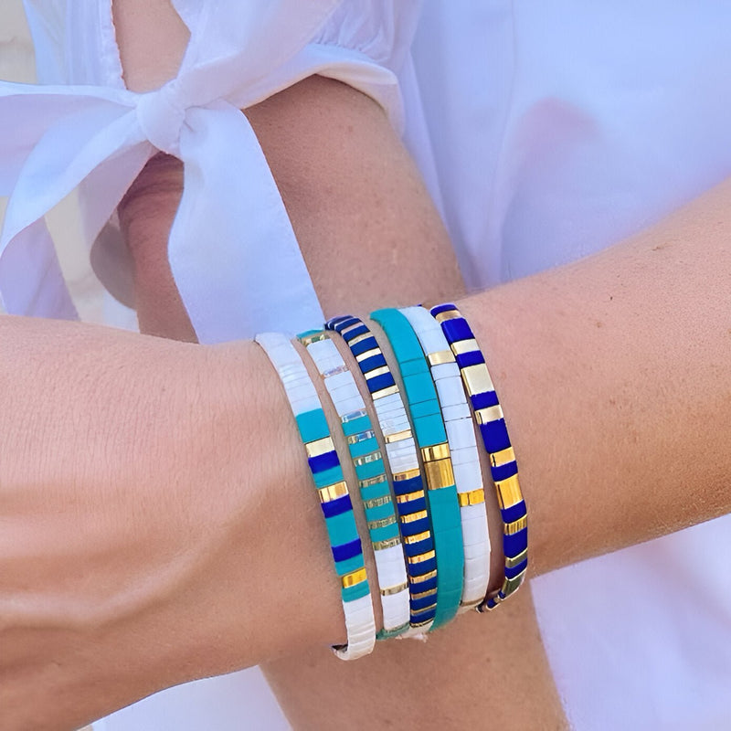 Pulsera de perlas japonesas para mujer, modelo Menola
