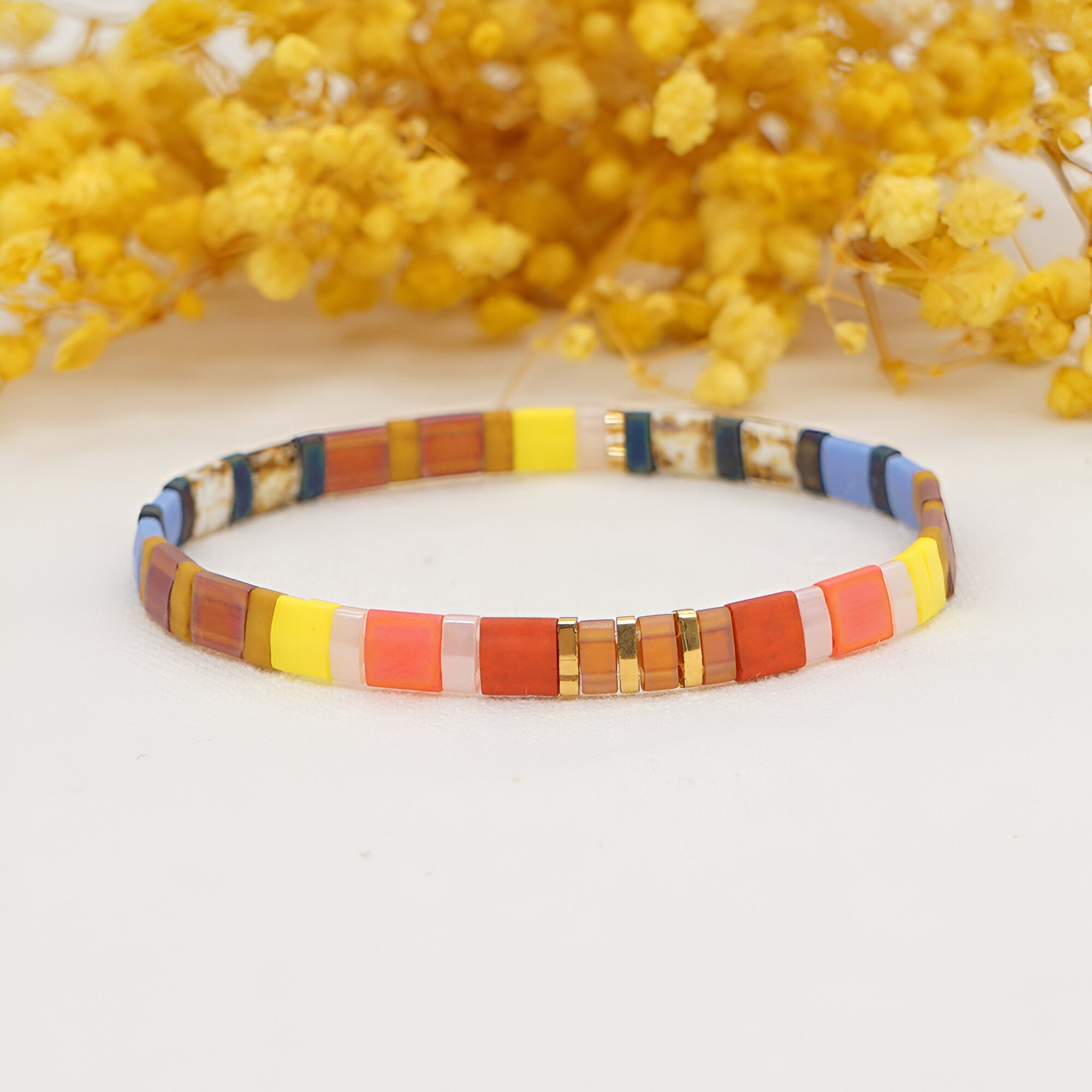 Bracelet en perles du Japon, pour femme, modèle Sakura - La Boutique du Bracelet