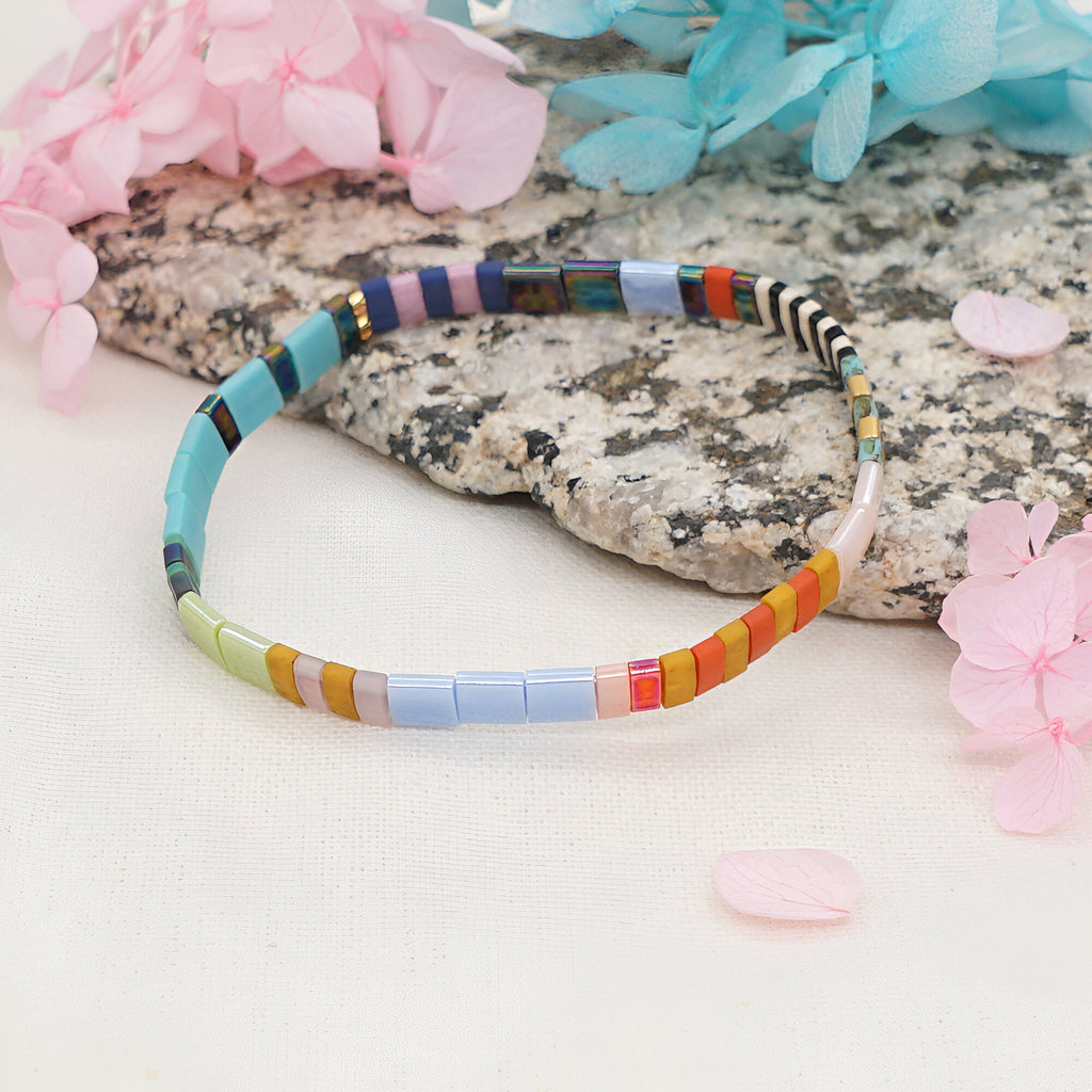 Bracelet en perles du Japon, pour femme, modèle Sakura - La Boutique du Bracelet